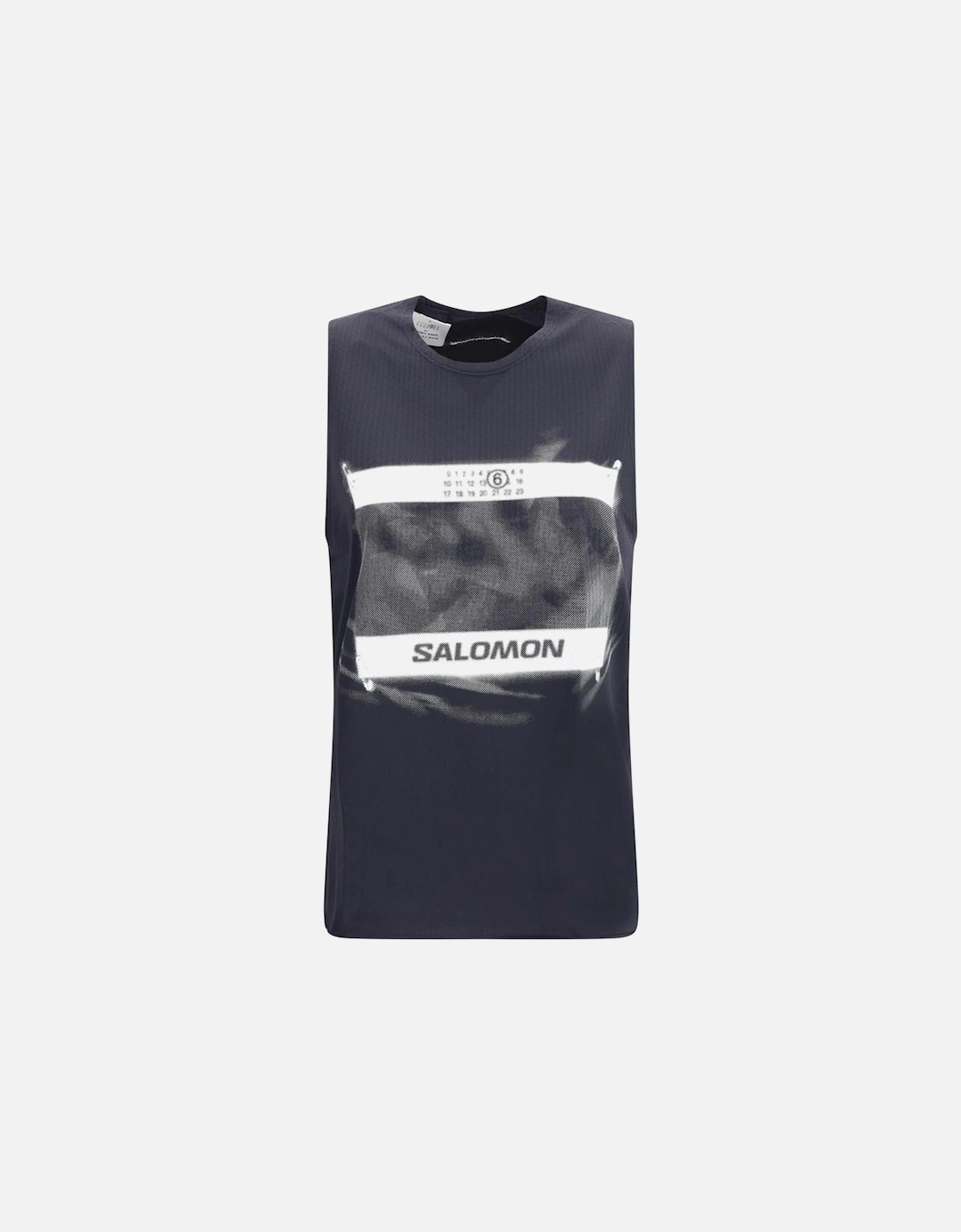 Sporty Crew Neck Tank Top with Iconic Logos Women - Black T-Shirts, 4 of 3