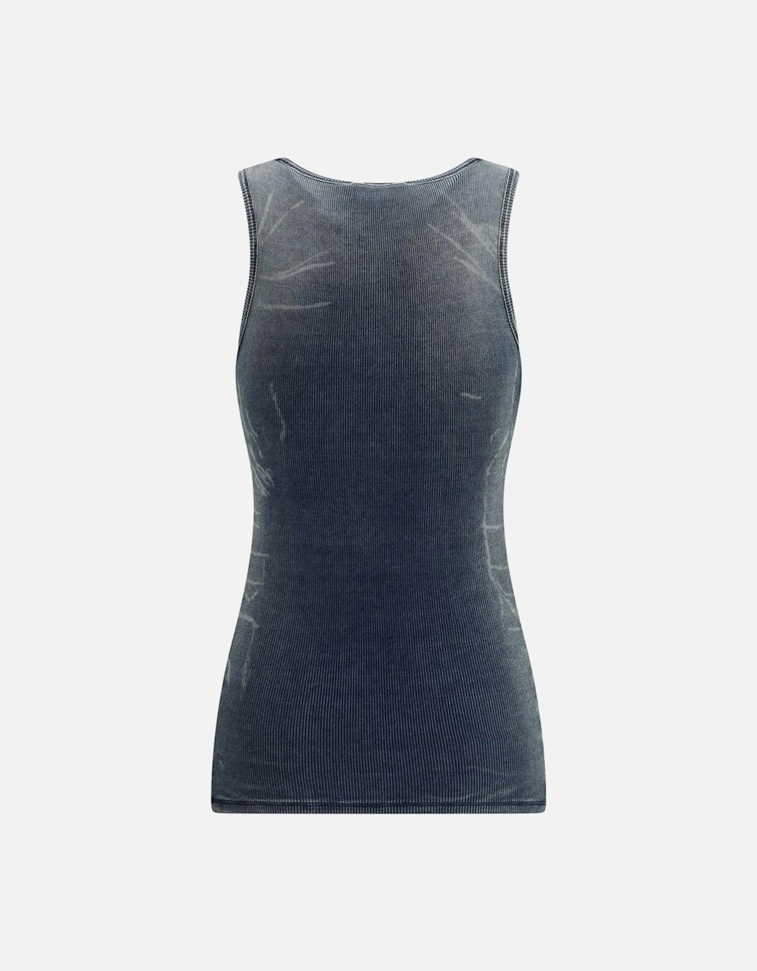 Denim Ribbed Tank Top Women - Blue T-Shirts