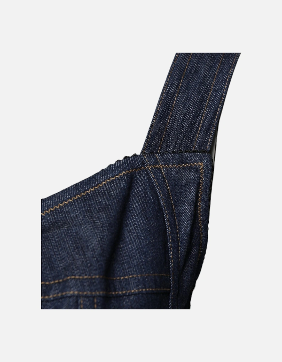 Stretch Denim Bodysuit with Back Zipper Closure Women - Blue T-Shirts