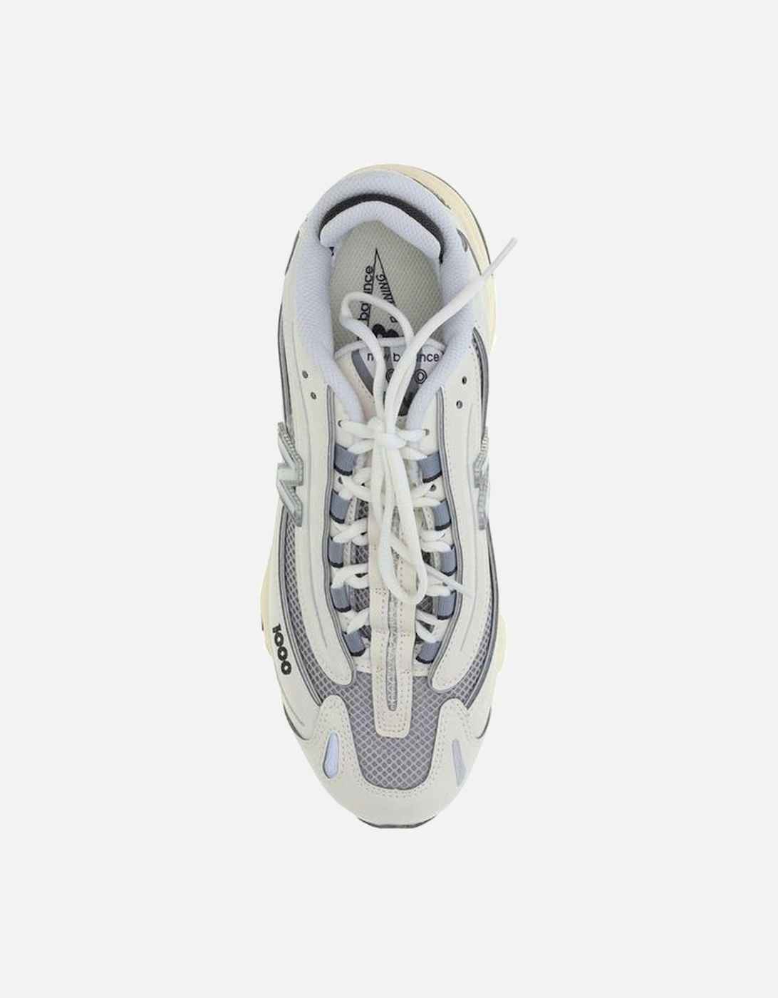 Mesh and Suede Overlay Sneakers with ABZORB Cushioning Women - White