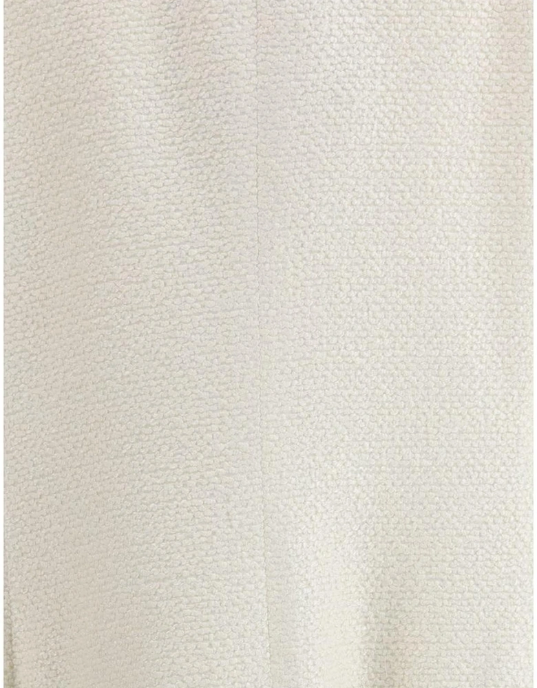 Boucle OpenFront Blazer Women - Cream Suits