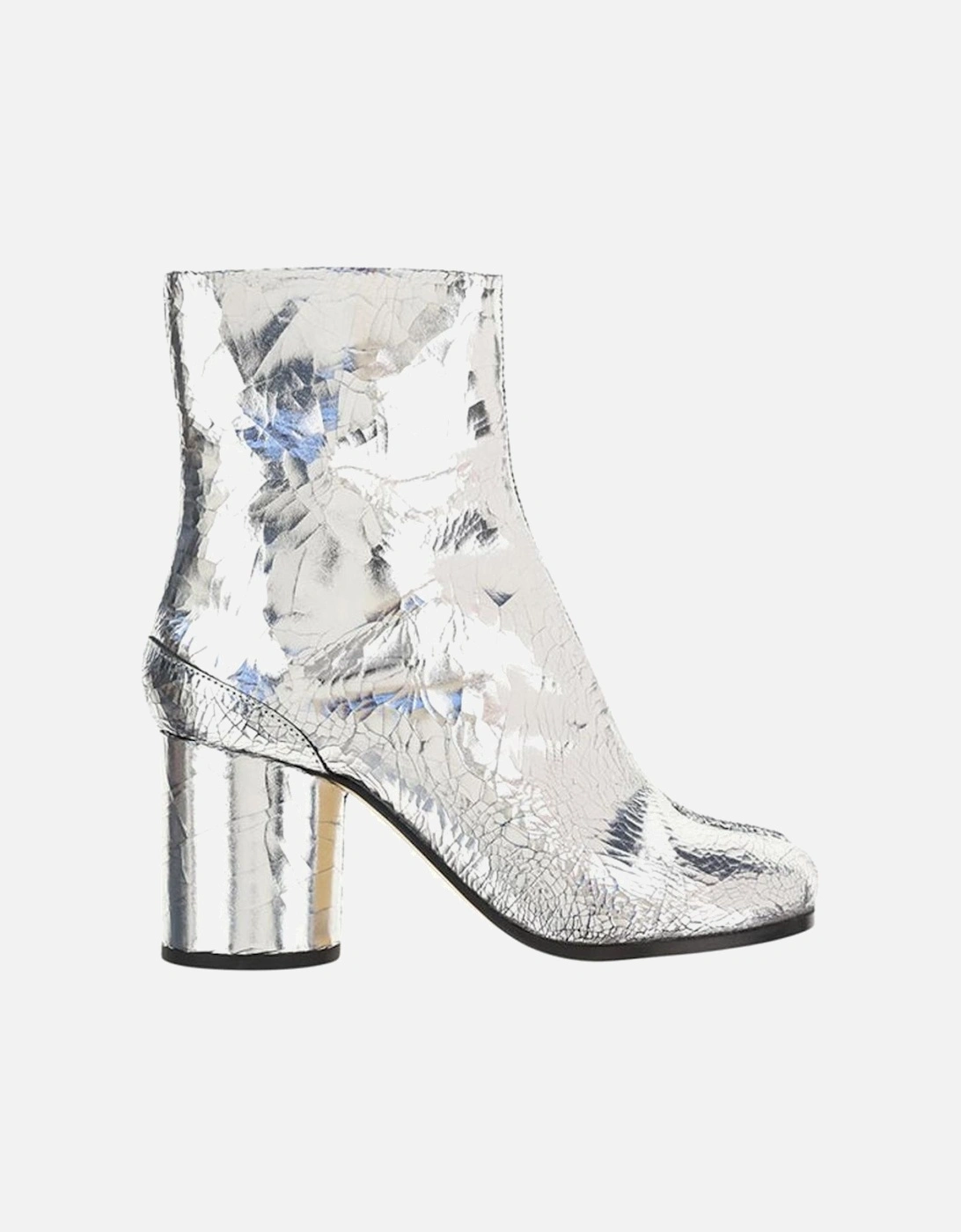 Leather Tabi Toe Ankle Boots Women - Gray, 7 of 6