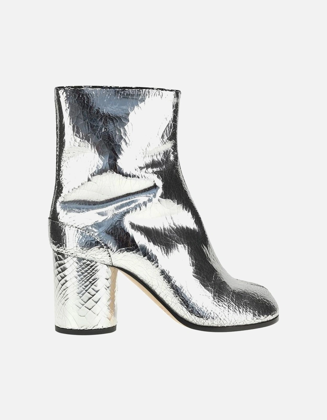 Leather Tabi Toe Ankle Boots Women - Gray