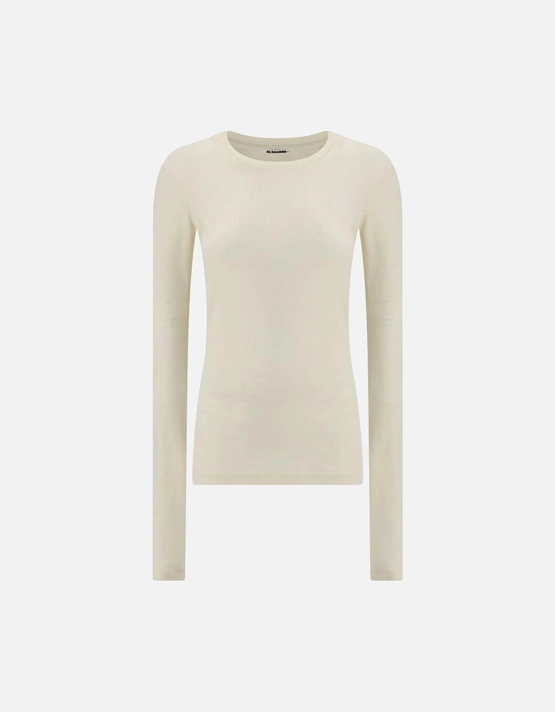 Cotton T-Shirt and Long-Sleeve Sweater Set Women - Multicolor