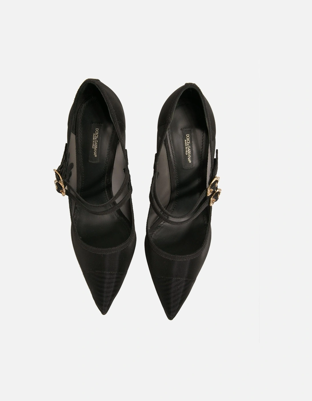 Mary Jane Mesh High Stiletto Pumps Women - Black