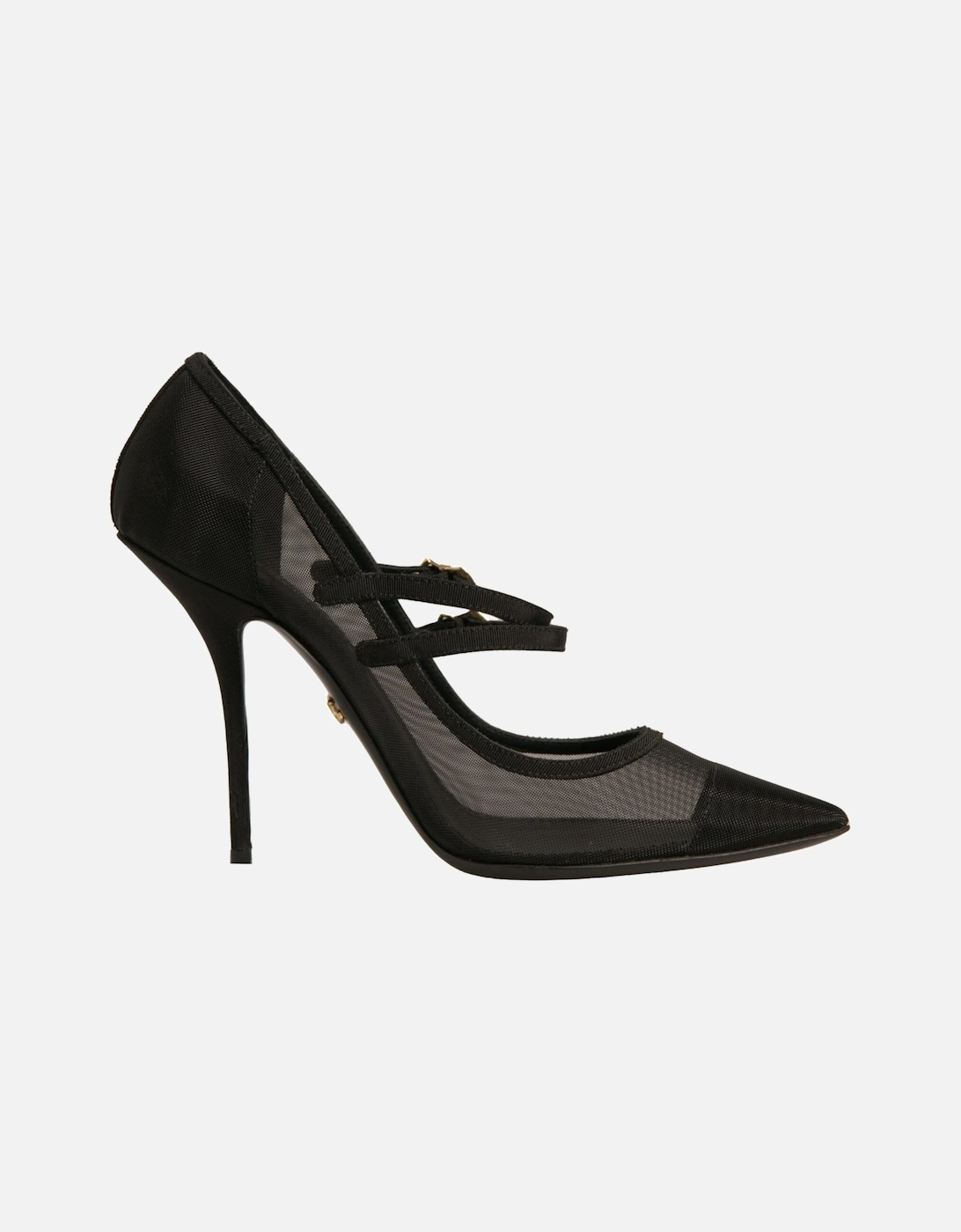 Mary Jane Mesh High Stiletto Pumps Women - Black, 7 of 6