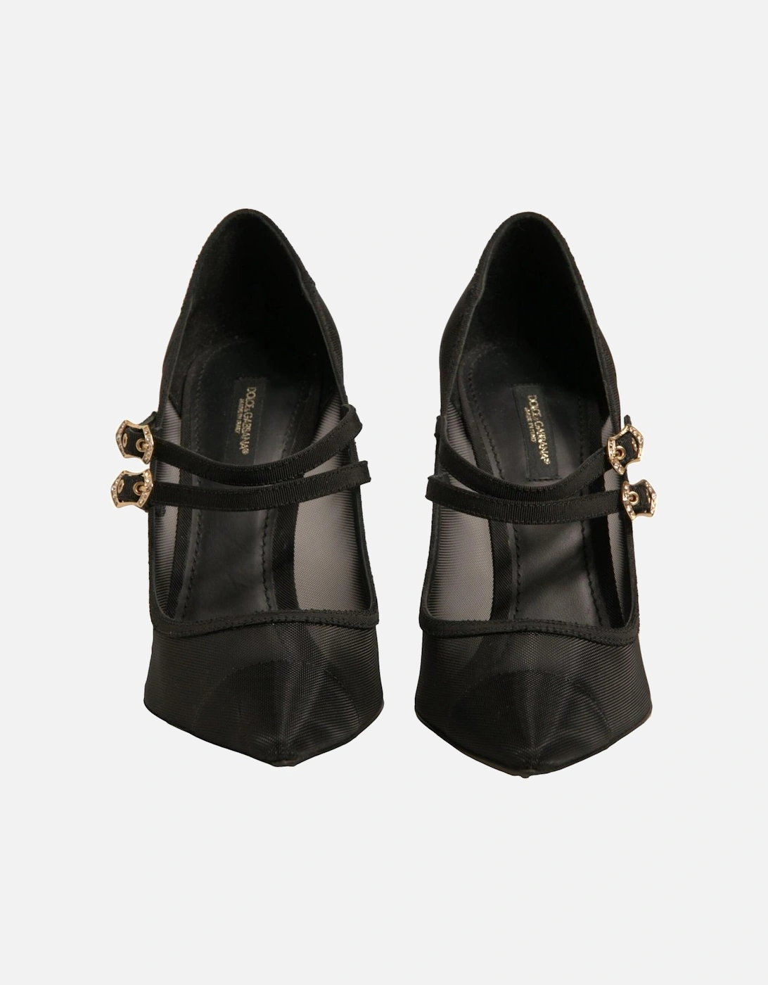 Mary Jane Mesh High Stiletto Pumps Women - Black