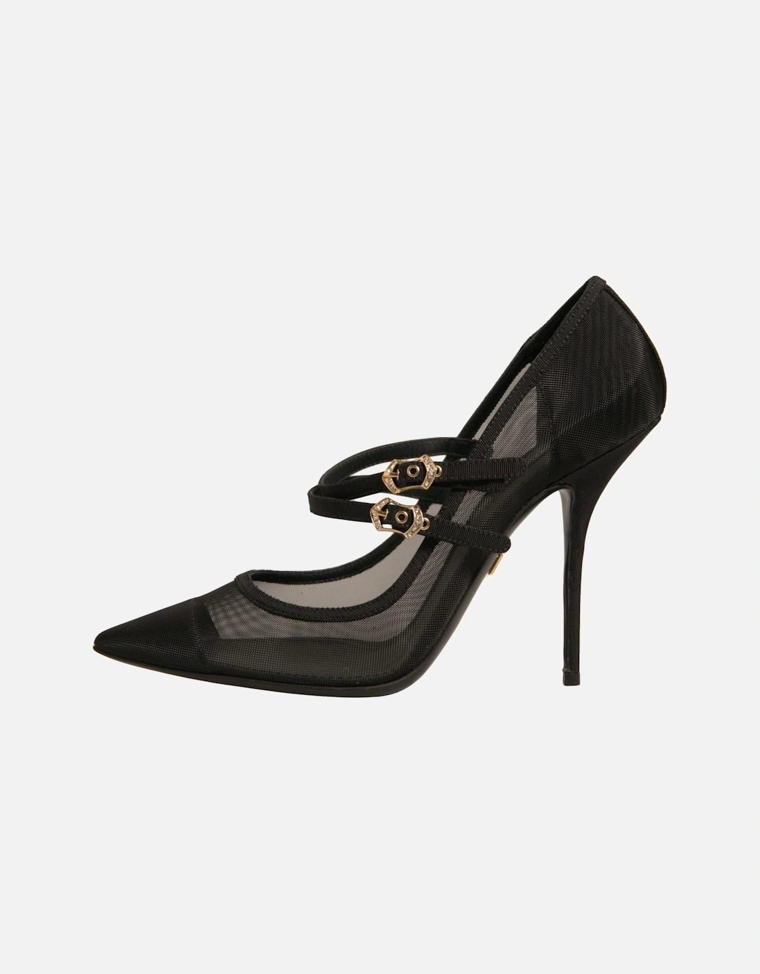 Mary Jane Mesh High Stiletto Pumps Women - Black