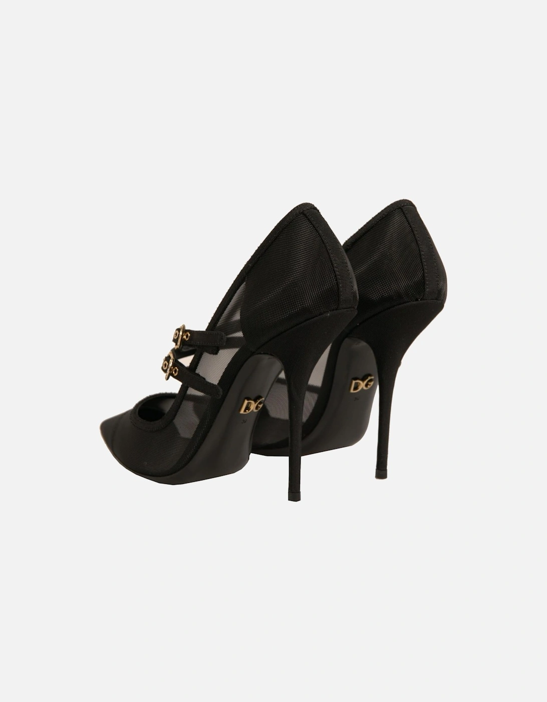 Mary Jane Mesh High Stiletto Pumps Women - Black