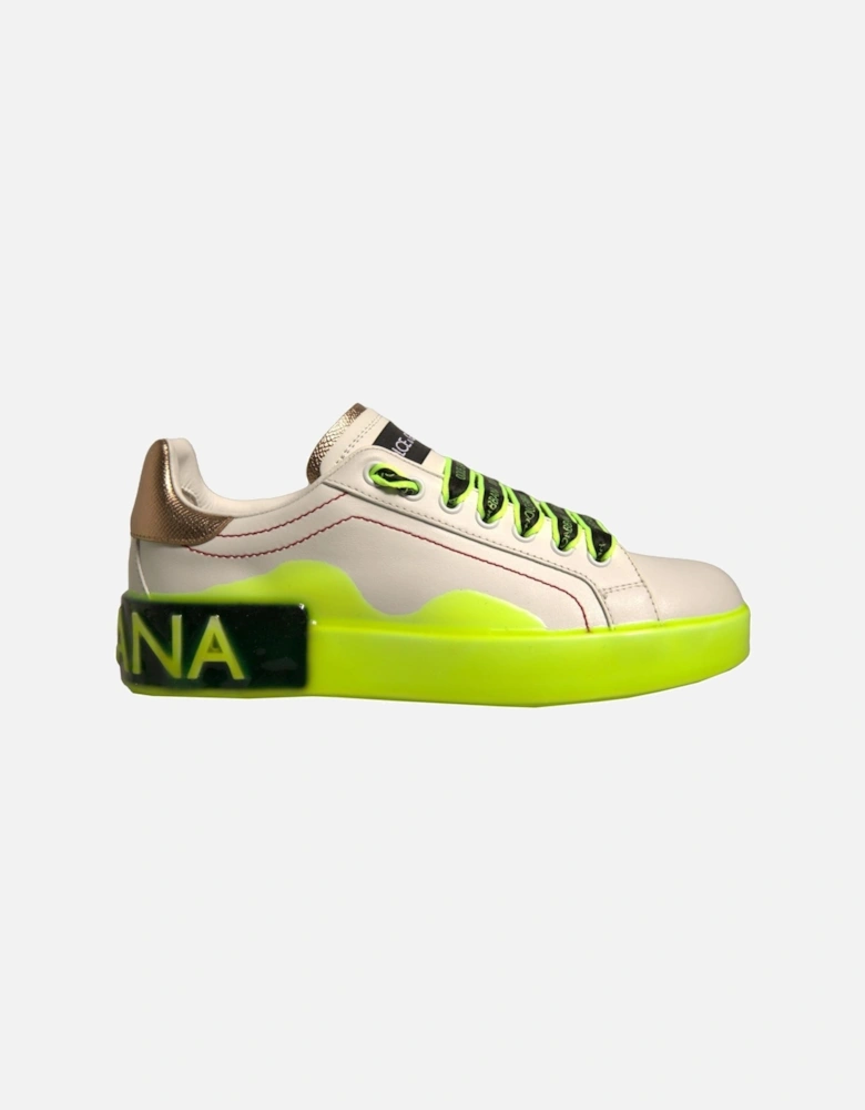 Leather Low-Top Portofino Sneakers Women - White