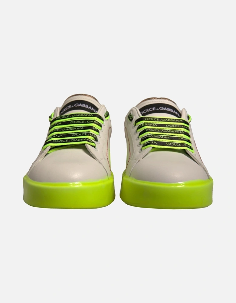 Leather Low-Top Portofino Sneakers Women - White