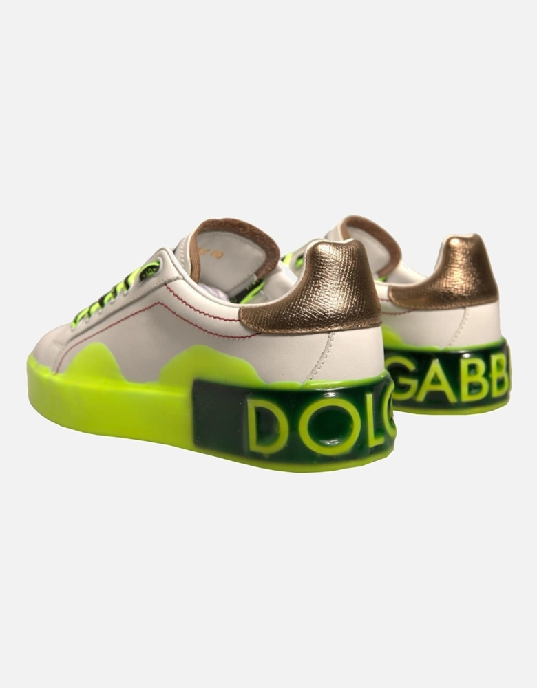 Leather Low-Top Portofino Sneakers Women - White