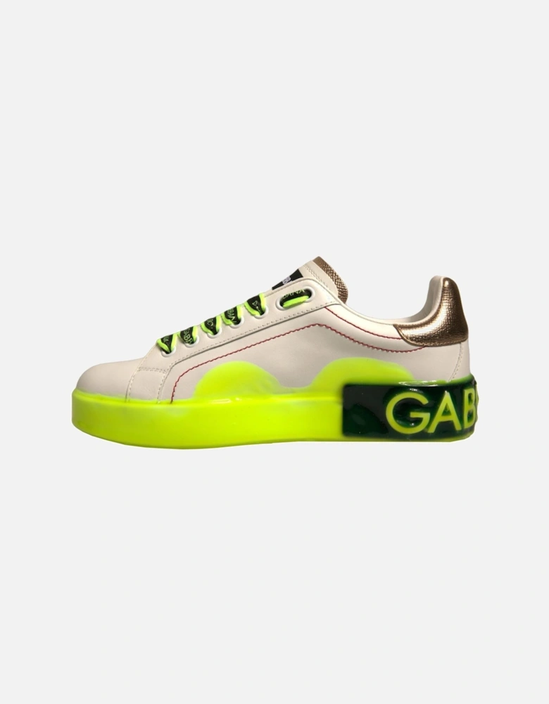 Leather Low-Top Portofino Sneakers Women - White