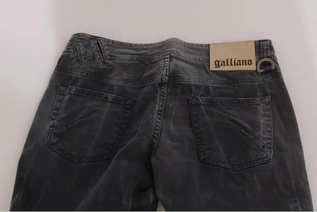 Low Waist Slim Leg Skinny Jeans Women - Gray Jeans