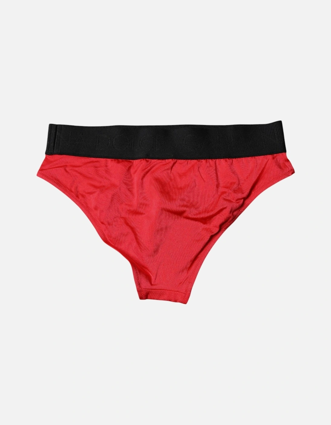 Mid Waist Panty Underwear Women - Black And Red