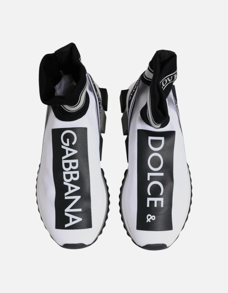 Slip-On Sorrento Sneakers with Ridged Rubber Sole Women - Blackwhite