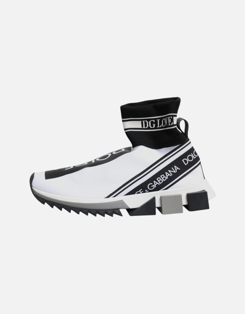 Slip-On Sorrento Sneakers with Ridged Rubber Sole Women - Blackwhite