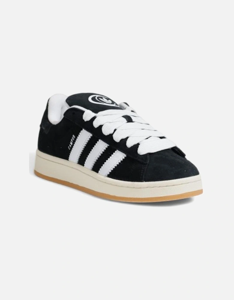Classic Suede Sneakers with Rubber Sole Women - Black