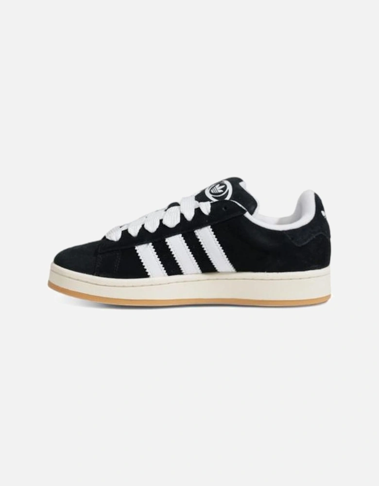 Classic Suede Sneakers with Rubber Sole Women - Black