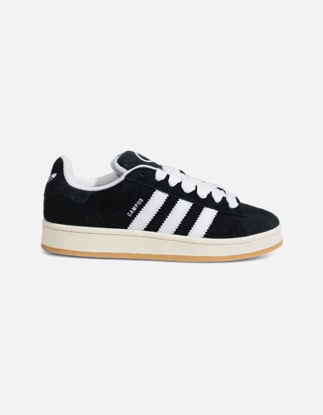 Classic Suede Sneakers with Rubber Sole Women - Black, 6 of 5