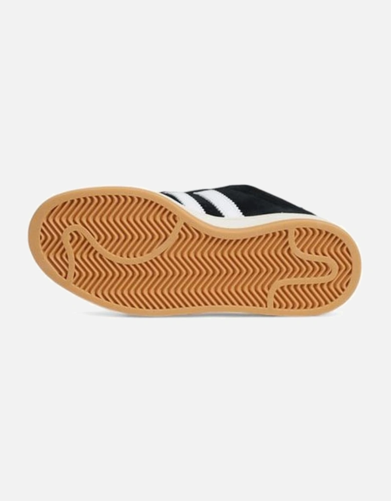 Classic Suede Sneakers with Rubber Sole Women - Black