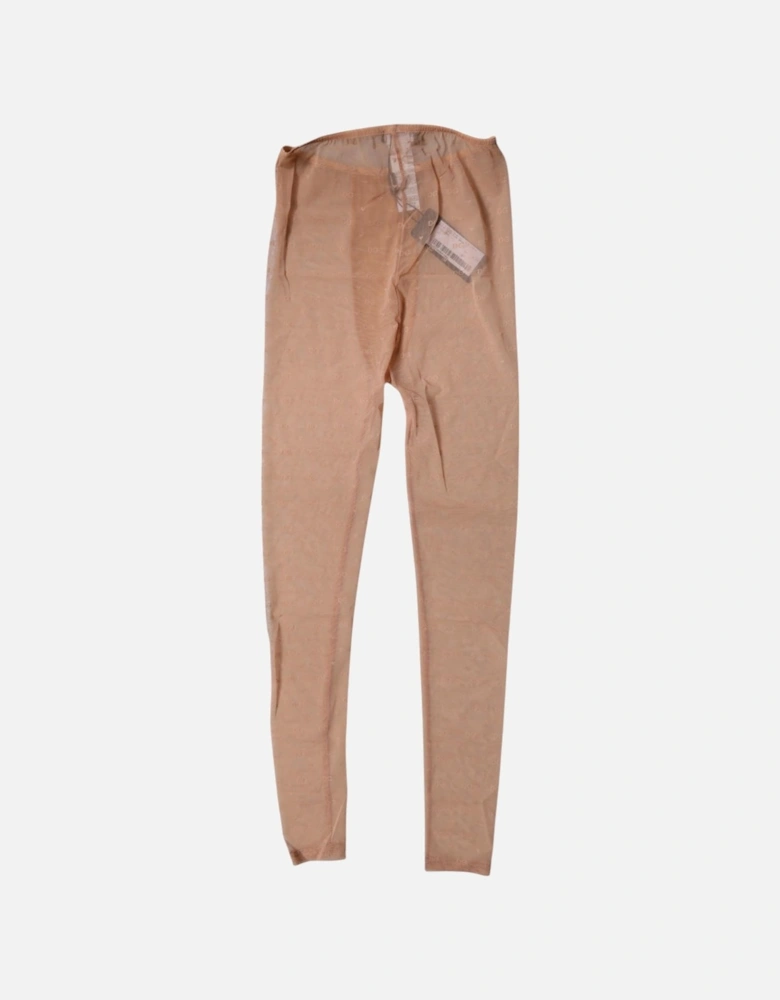 Lace Logo-Patterned Underwear Pants Women - Beige