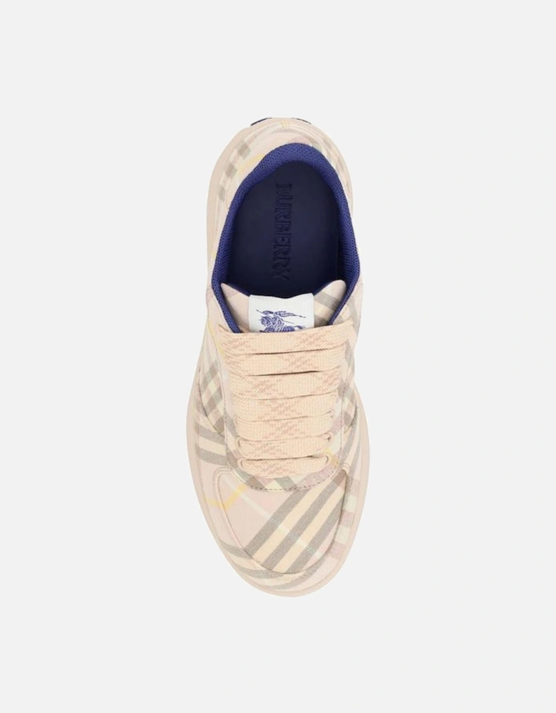 Archivio Check Pattern Lace-Up Sneakers Women - Multicolor