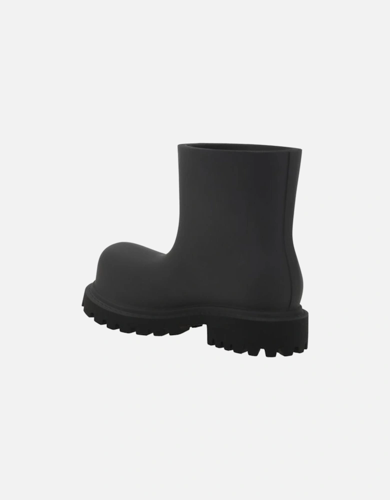 Steroid Ankle Boots with Oversized Lug Sole Women - Black