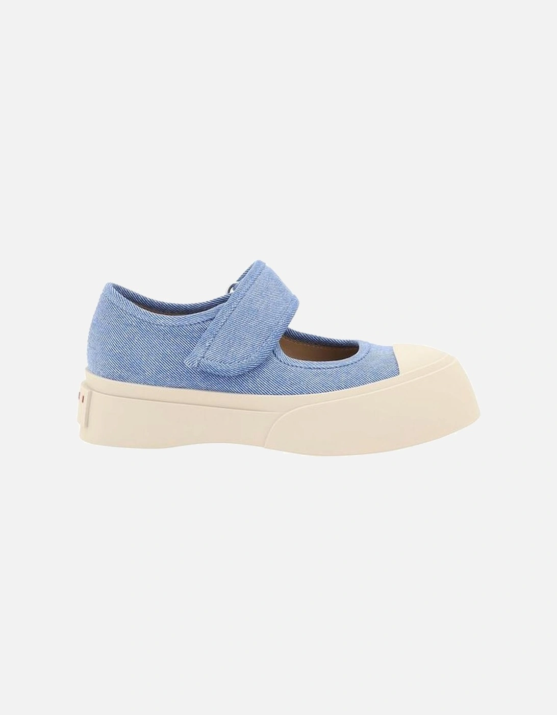 Mary Jane Denim Strap Sneakers Women - Light Blue, 5 of 4