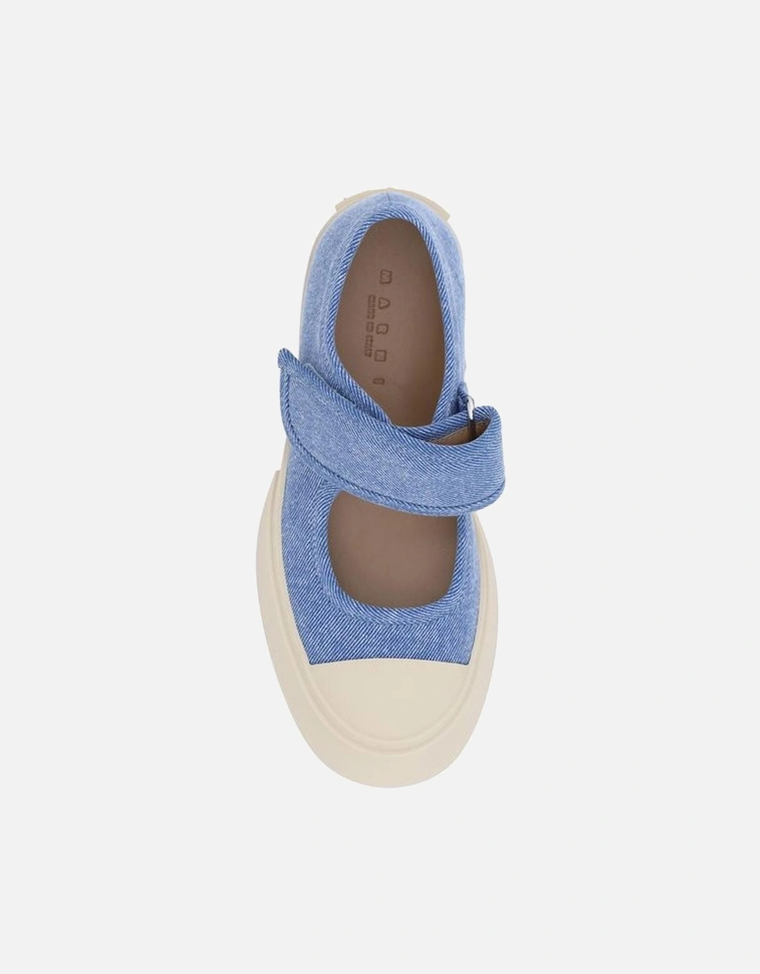 Mary Jane Denim Strap Sneakers Women - Light Blue