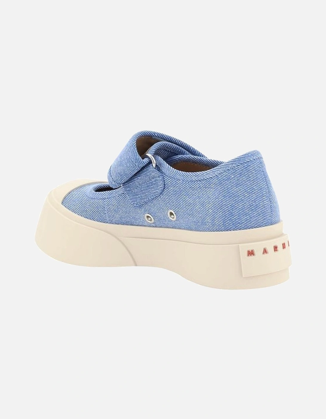 Mary Jane Denim Strap Sneakers Women - Light Blue