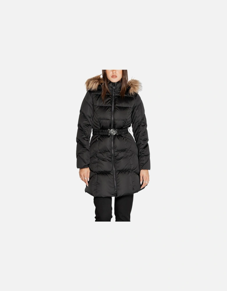 Quilted Puffer Jacket with Hood Women - Black Jackets