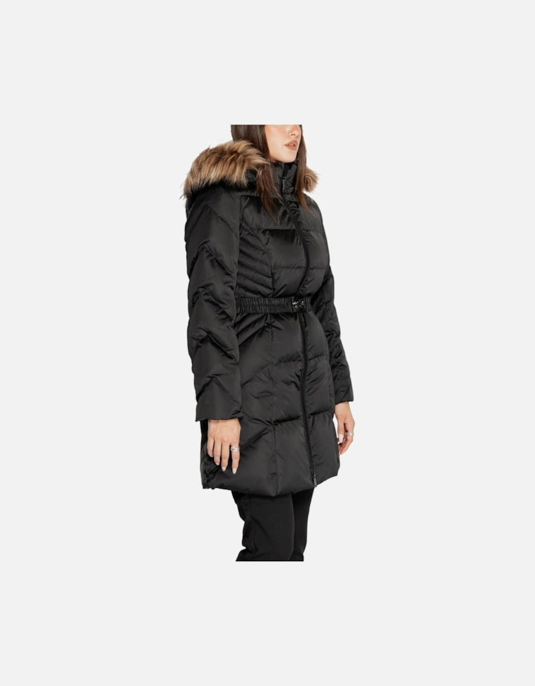 Quilted Puffer Jacket with Hood Women - Black Jackets