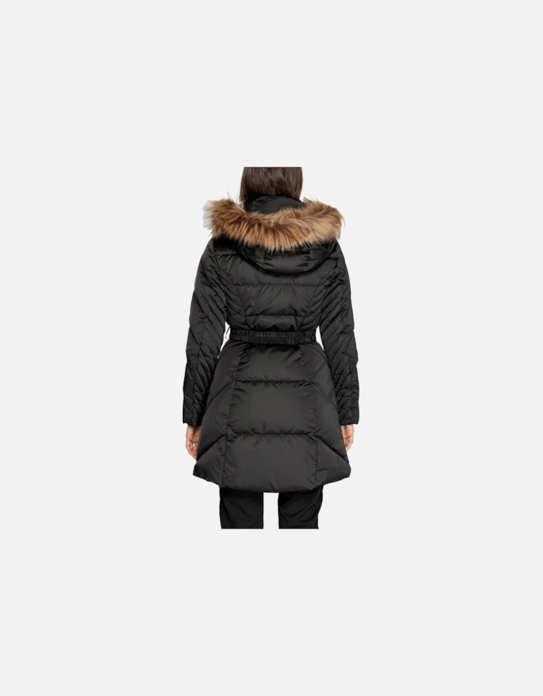 Quilted Puffer Jacket with Hood Women - Black Jackets