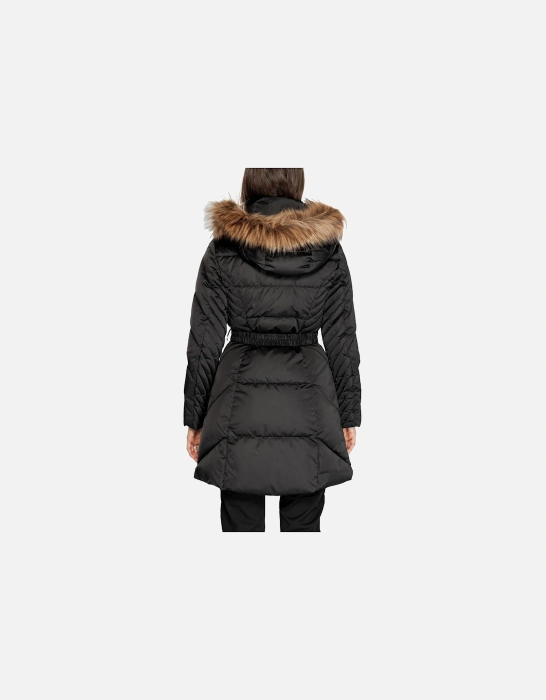 Quilted Puffer Jacket with Hood Women - Black Jackets
