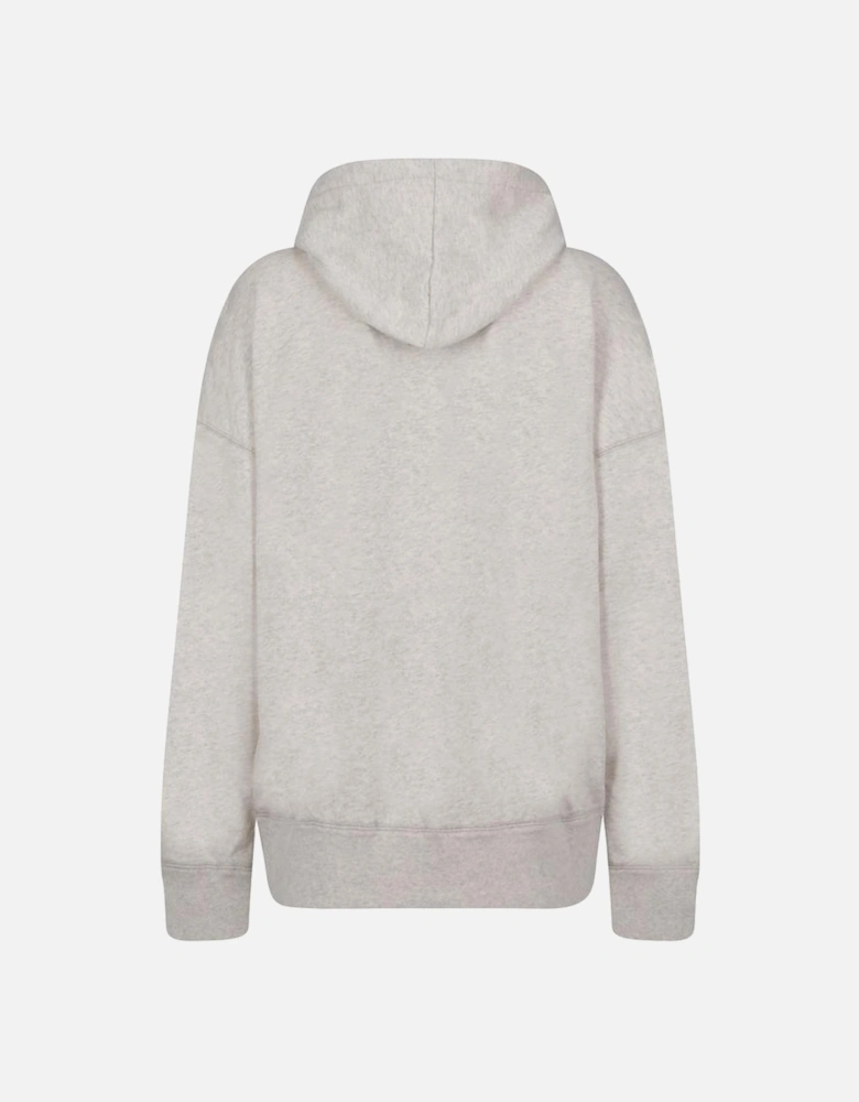 Cotton Hoodie with Monogram Print Women - Gray Sweaters