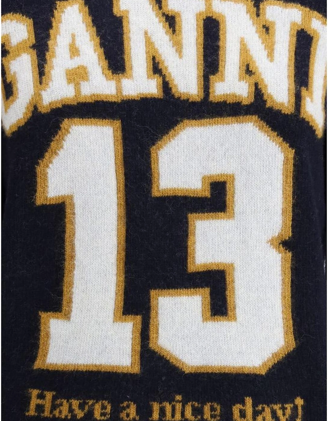 Baseball Sweater with Graphic Signature Women - Blue