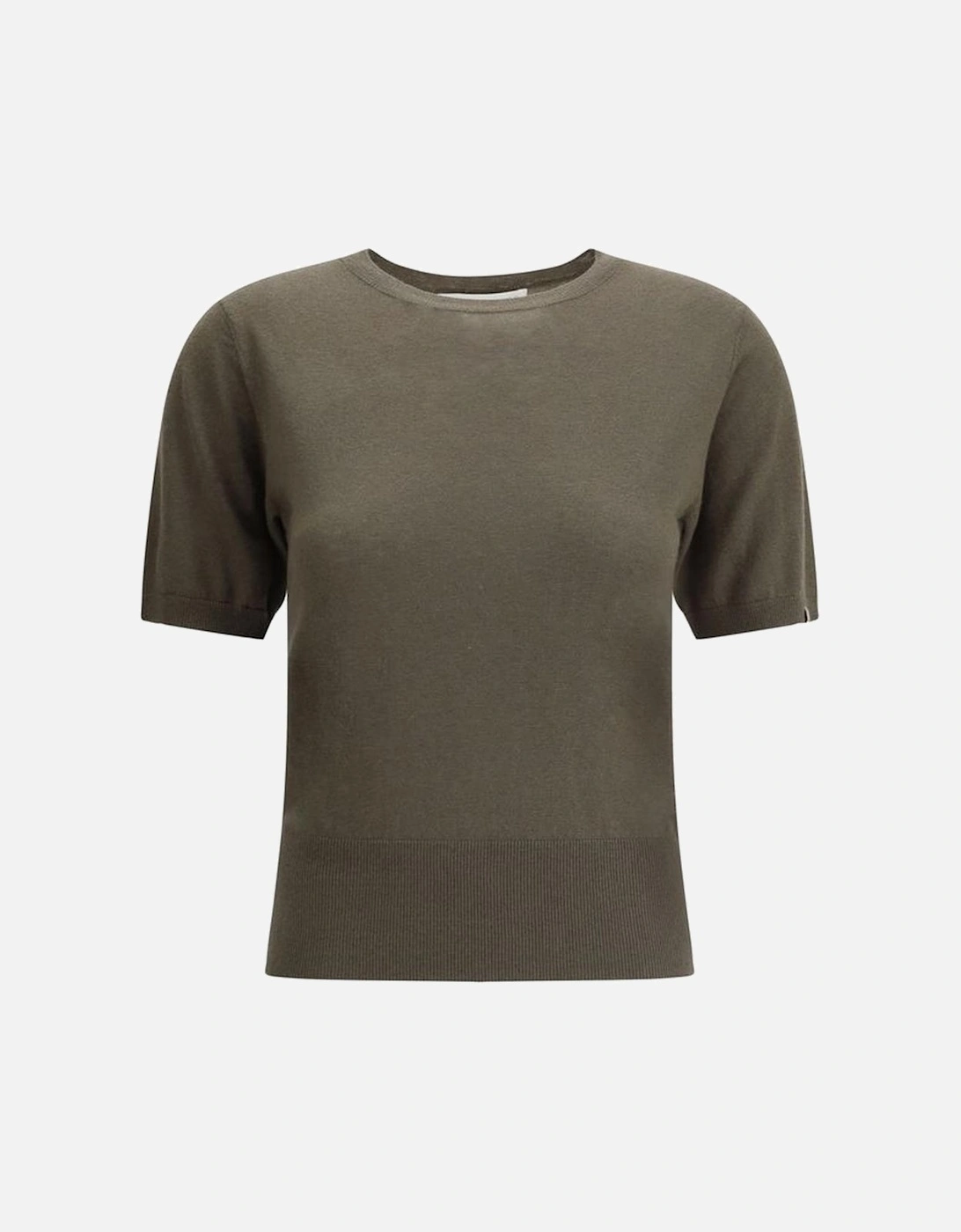 Wool Short-Sleeve Sweater Women - Green, 4 of 3