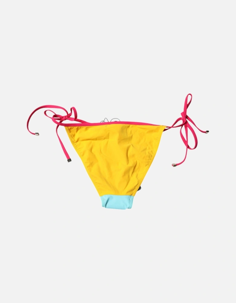 Bikini Bottom Swimwear with Logo Details Women - Multicolor