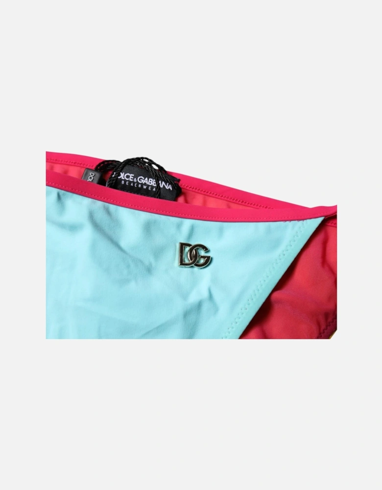 Bikini Bottom Swimwear with Logo Details Women - Multicolor