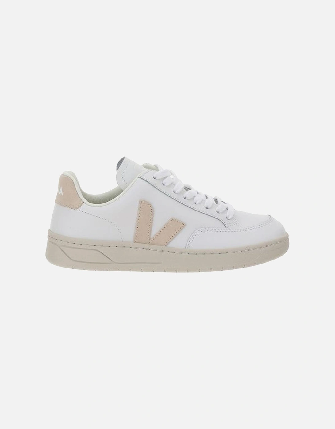 Calfskin V-12 Lace-Up Sneakers with Monogram Women - White, 5 of 4
