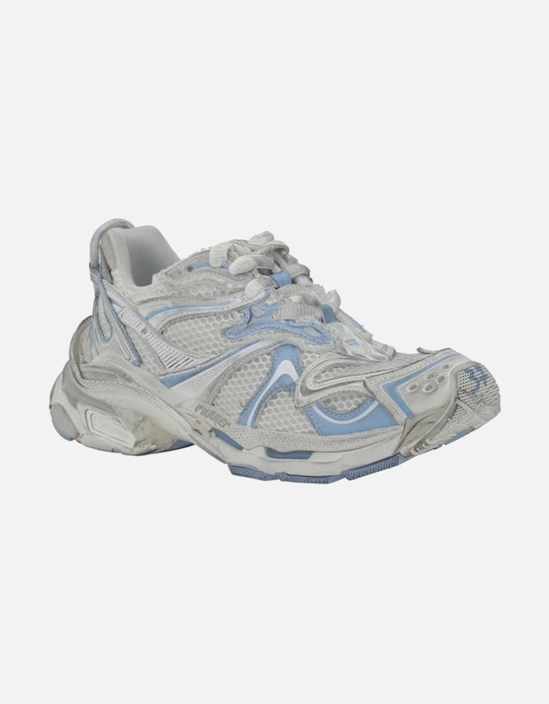 Structured Platform Sole Runner Sneakers with Neon Details Women -