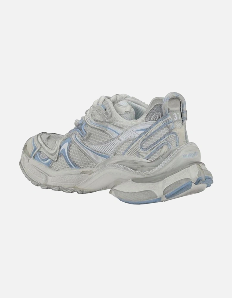Structured Platform Sole Runner Sneakers with Neon Details Women -