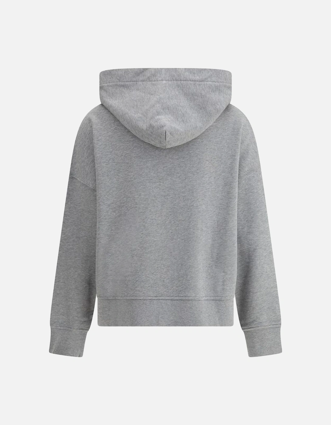 Hoodie with Kangaroo Pocket and Ribbed Cuffs Women - Gray Sweaters