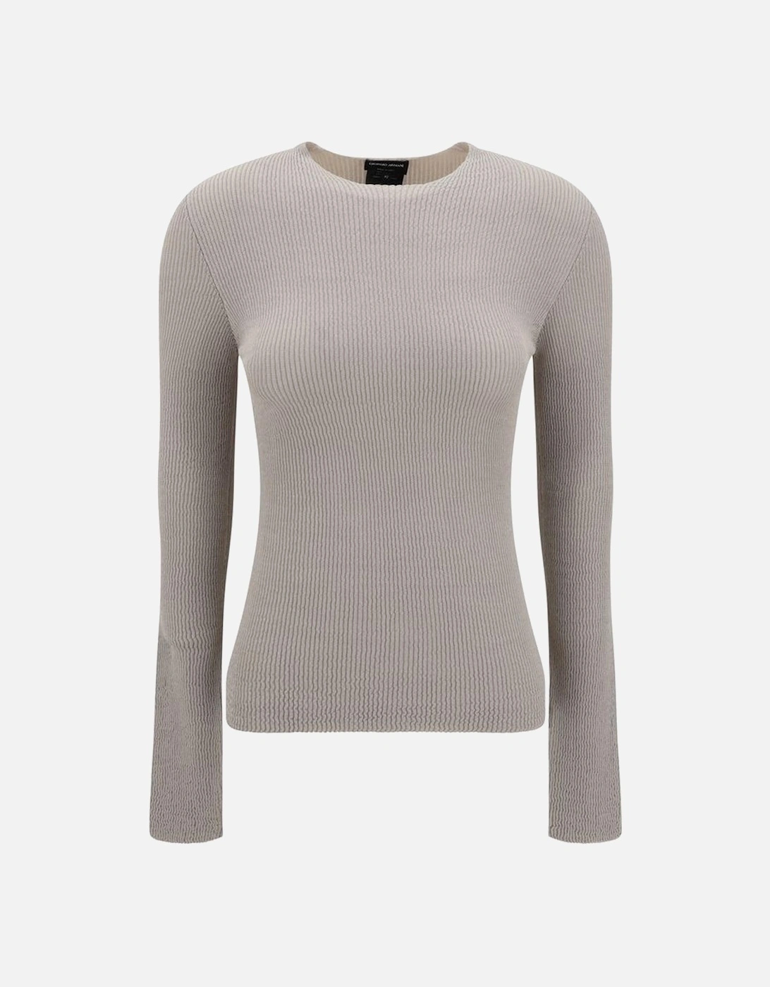 Ribbed Design Tight Fit Sweater Women - Beige, 4 of 3