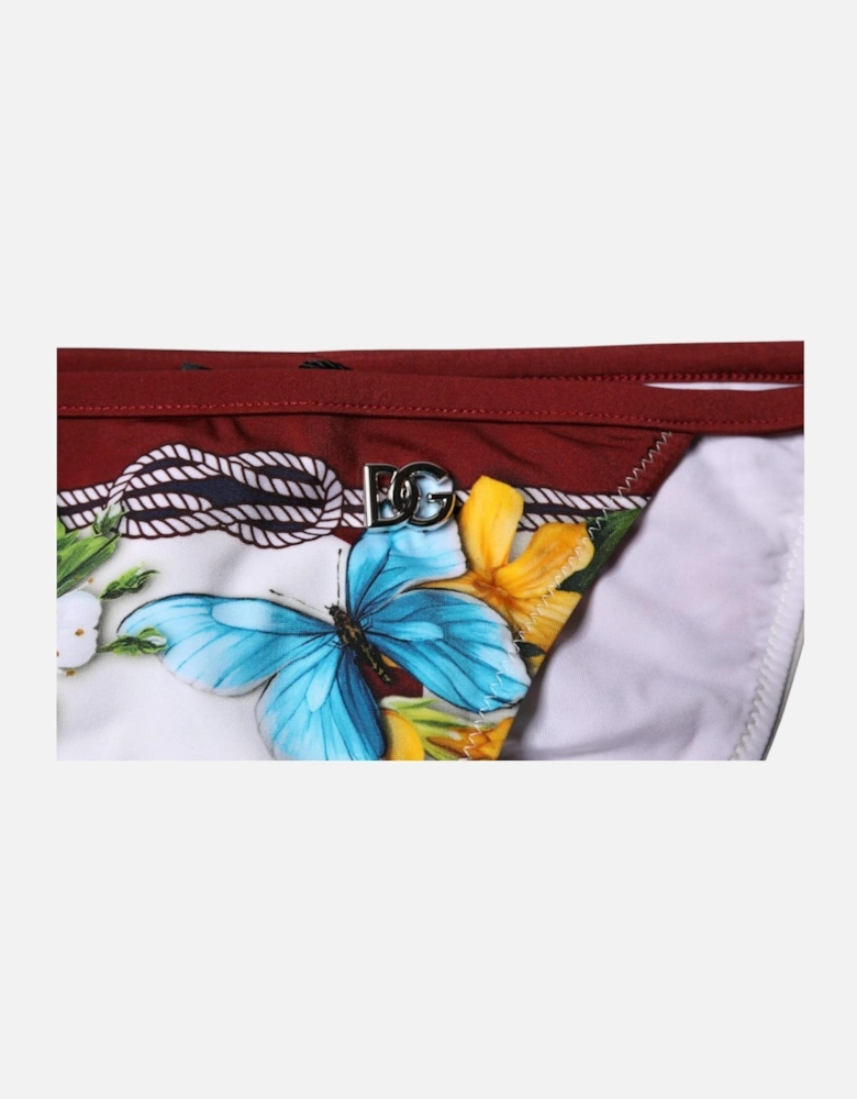 Bikini Bottom Swimwear with Logo Details Women - White