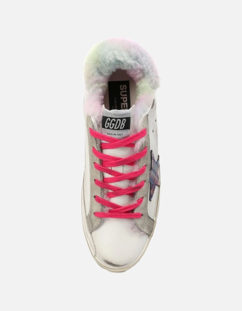 Iconic Superstar Leather Sole Sneakers Women - White