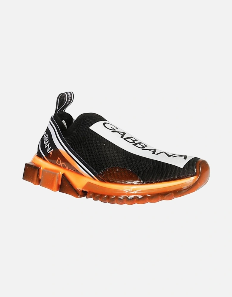 Low Sneakers in Nylon Mesh with Logo Print Women - Black