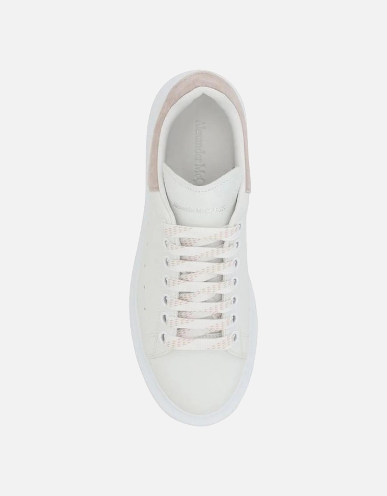 Leather Sneakers with Platform Sole Women - White