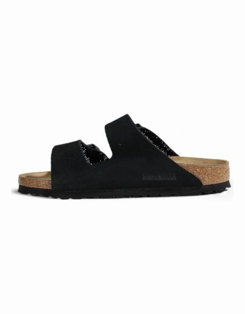 Suede Ankle Boots with Pointed Toe Women - Black Sandals